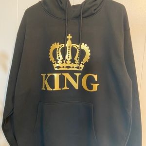 King & Queen hoodie sweaters
